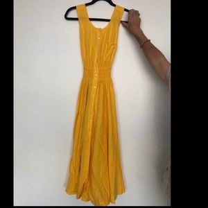 Yellow MAJE maxi dress